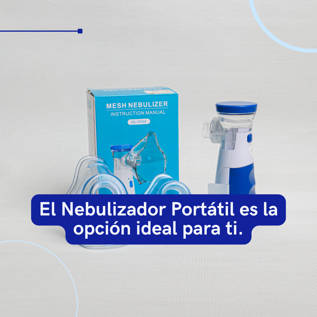 NEBULIZADOR PORTATIL+EBOOK CUIDADO PARA ASMATICOS