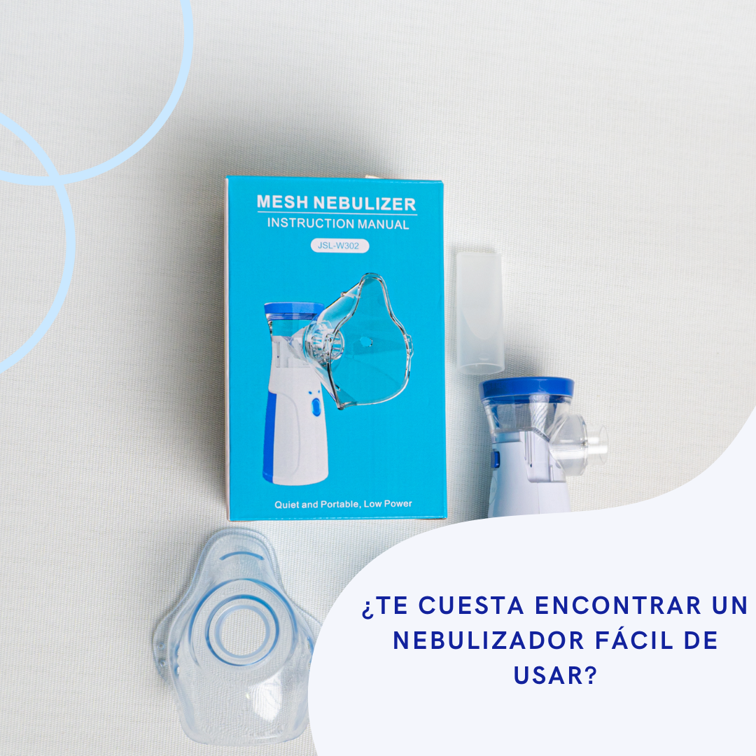 NEBULIZADOR PORTATIL+EBOOK CUIDADO PARA ASMATICOS