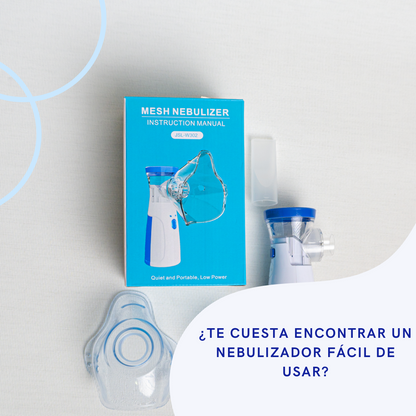 NEBULIZADOR PORTATIL+EBOOK CUIDADO PARA ASMATICOS