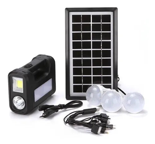 Kit Solar Camping Ampolletas Led Alta Calidad