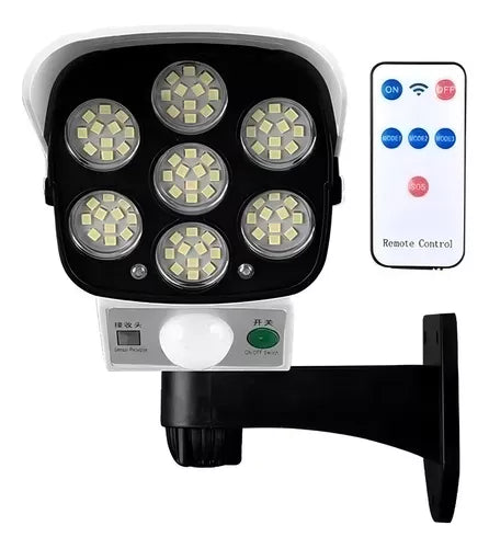 Foco Solar Simula Cámara de Seguridad Sensor de Movimientos+ EBOOK CASA SEGURA