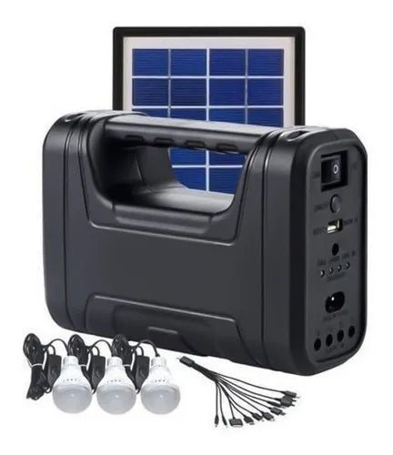 Kit Solar Camping Ampolletas Led Alta Calidad