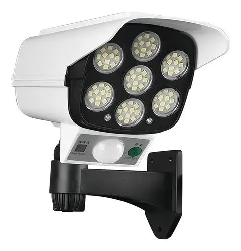 Foco Solar Simula Cámara de Seguridad Sensor de Movimientos+ EBOOK CASA SEGURA