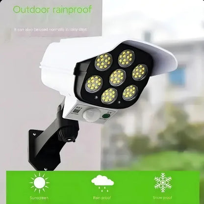 Foco Solar Simula Cámara de Seguridad Sensor de Movimientos+ EBOOK CASA SEGURA