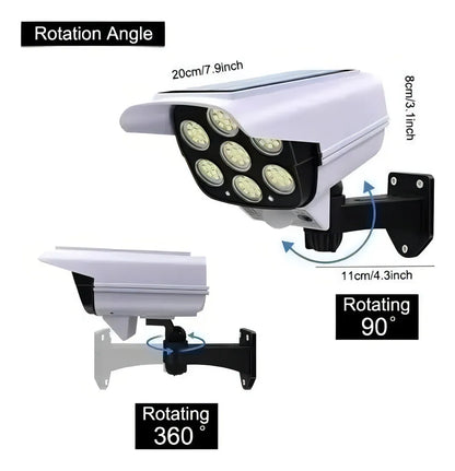 Foco Solar Simula Cámara de Seguridad Sensor de Movimientos+ EBOOK CASA SEGURA